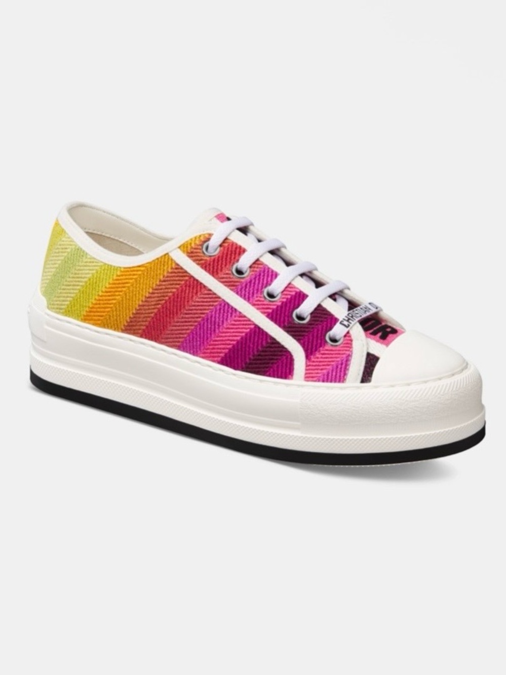 Christian Dior MISS DIOR WALK'N'DIOR PLATFORM SNEAKER Multicolor Cotton